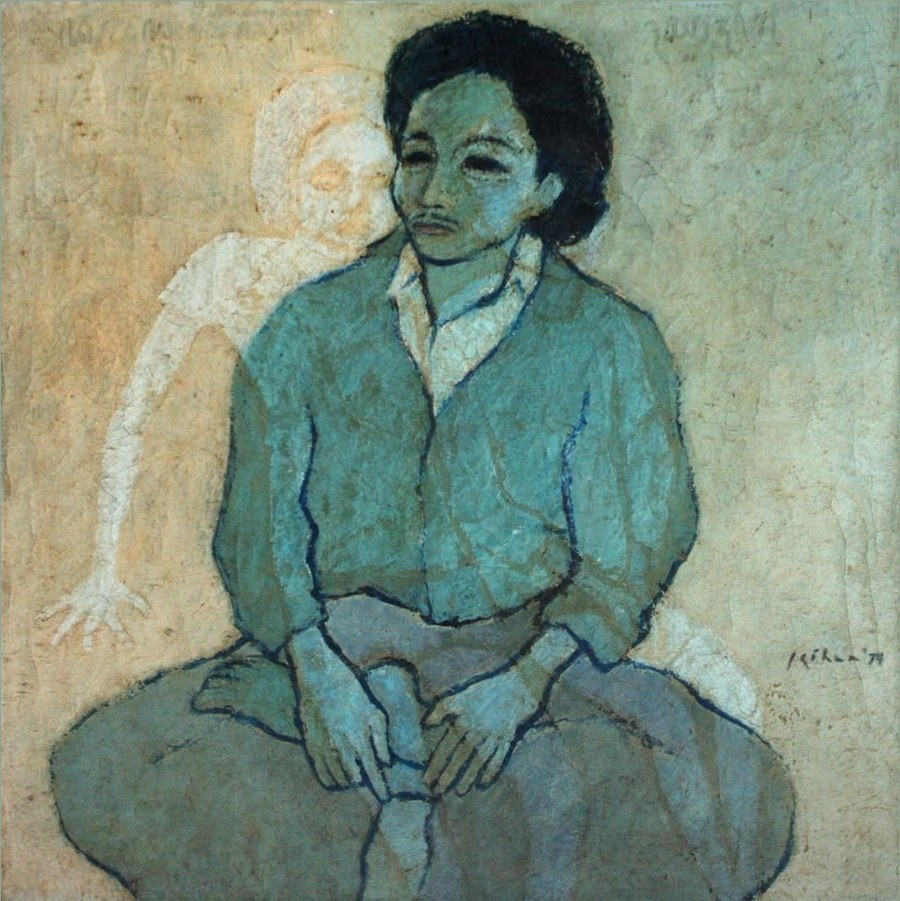 Schilderij van Jeihan, Darmanto J, 1979