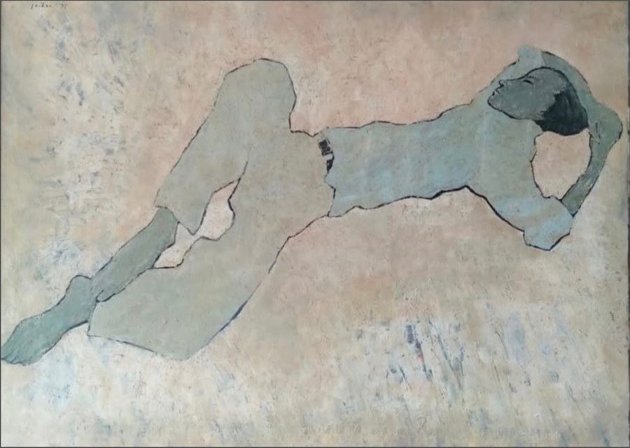 Schilderij van Jeihan, Sapardi Djoko Damono, 1975